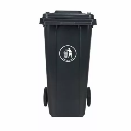 Lion star 120L 2 Wheel Plastic Black Dustbin – GC53K-120