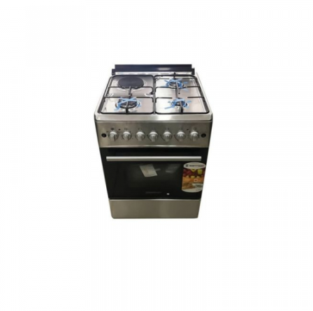 Westpoint Standing Cooker 3 Gas, 1 Electric Burner, Electric Oven with Grill - WCER6631E0SN