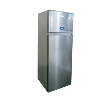 MR UK Refrigerator 2 Doors Silver 212L - UK 106