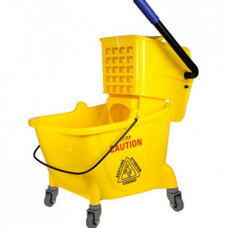 Cleaning Mop Bucket 24L Single Mop Side Press Wring Trolley – AF08068