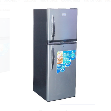 Delta Refrigerators 168L Double Door Defrost Inox DRFK-170.I