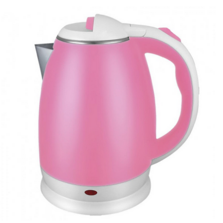 Kodtec Electric Kettle Jug 1.8L With Plastic Cover Pink, – KT-6018P