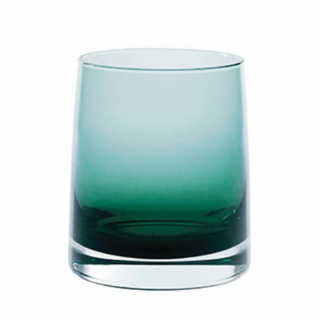 Ocean Glass 6pcs Contempo Dark Green 430ml Rock 41V0001 Hand Made Glass