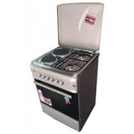 Westpoint 60x60cm 2 Gas Burners + 2 Electric Plates + Electric Oven & Grill Cooker – WCER6622E0X