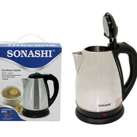 Sonashi 1.8 Liter Stainless Steel Cordless Kettle – SKT-1804 JUG