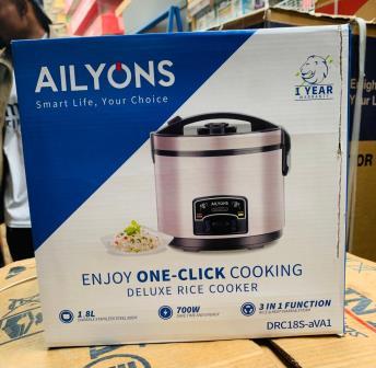 Ailyons Rice Cooker , Deluxe, DRC18S-AVA1