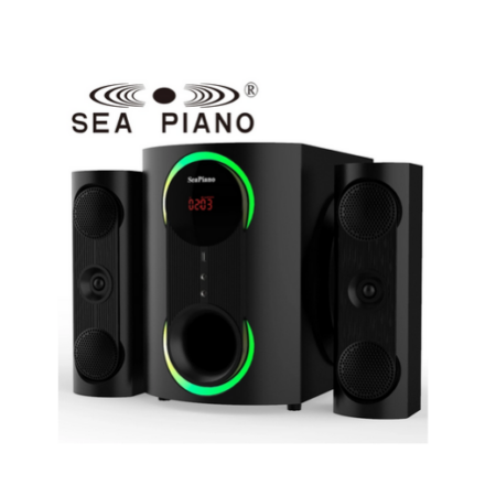 Sea Piano 2.1 LED Display High Quality Sound System Bluetooth Speaker DJ Speaker - SP-921