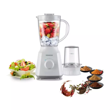 Kenwood Blender 1.5L Plastic Jar 300W with Mill & 2 Speed Pulse & Ice Crush Function BLP05.150wh