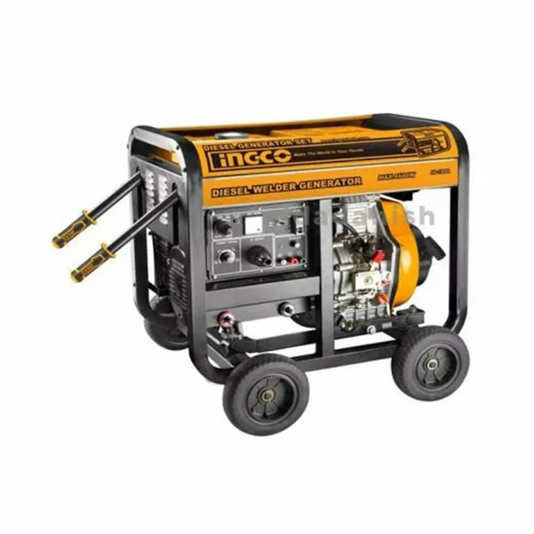 Ingco Diesel Generator & Welding Machine 4.6kW Single Phase Pull & Electric Start GDW65001