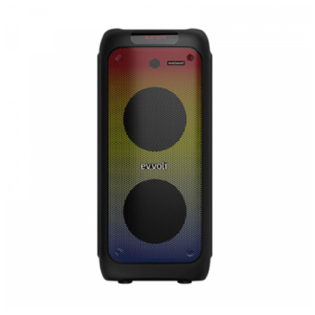 Evvoli Portable Party Speaker Bluetooth With Two Wireless MIC Splashproof Design 160W PT160B