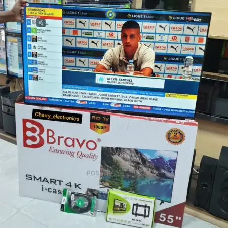 Bravo 55"Inch Full HD LED Smart TV Frameless