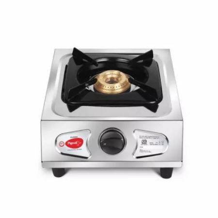 Pigeon Gas Cooker 1 Burner Stainless Steel Gas Stove Manual Ignition, Classic