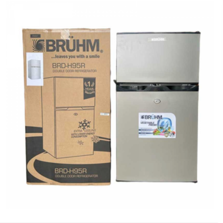 Bruhm Refrigerator 95L Top Freezer BRD-H95R Titanium Grey