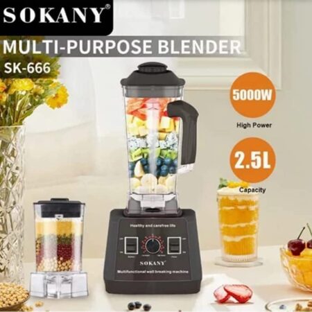 Sokany 2.5L 5000W Blender SK-666