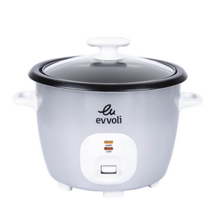 Evvoli 2 In 1 Rice Cooker With Steamer 4.5 Litter non-stick 700W - EVKA-RC4501S