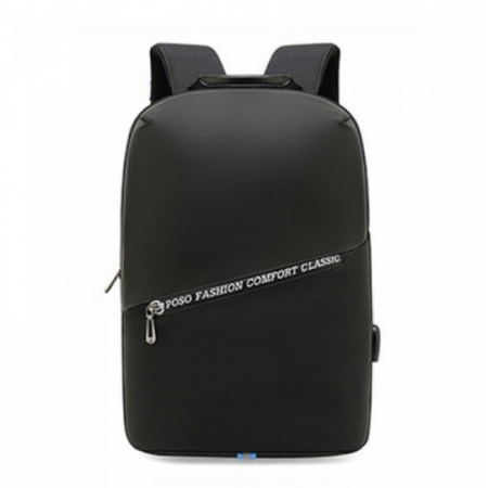 Poso Laptop Backpack Waterproof 15.6" Black PS-627