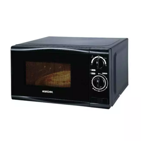 Bruhm Microwave Oven 20L 700W Solo Manual 35min Timer 5 Levels BMM-20MMB