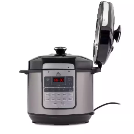 Evvoli Combo Pressure Cooker & Air Fryer 5.7L with 15in1 Smart Functions 1500W EVKA-COM6015S