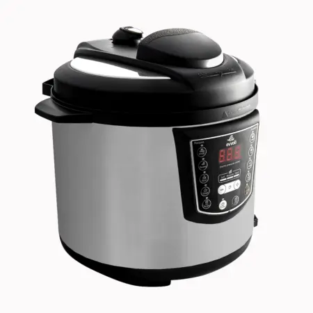 Evvoli Pressure Cooker 6L 1000W Digital LED Display 9-in-1 Multi-Use Programmable – PC6009B