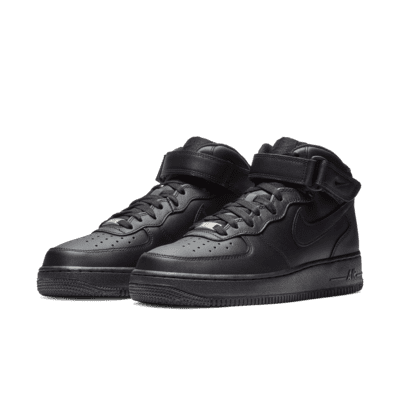 Nike Air Force 1 Mid Casual Men's Shoes Black