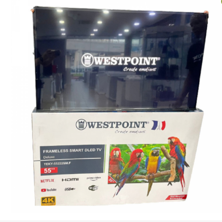 Westpoint 55"Inch DLED Smart TV Frameless TEKY-55222SM.F