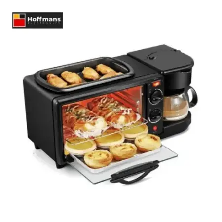 Hoffmans 3 In 1 Breakfast Maker 12L - 1250W - HM-509