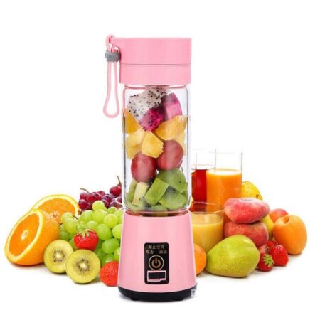 Portable and Rechargeable Battery Juice Blender 380ml HM-03