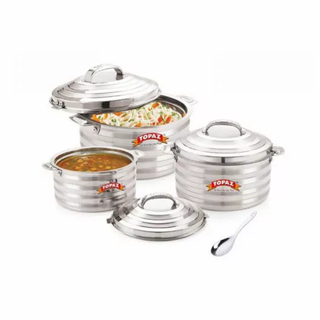 Topaz Hotpot Silverline 3pcs w/ Serving Spoon S2000/3000/4000