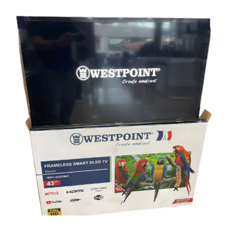 Westpoint 43" DLED Smart TV Frameless TEKY-4322SM.F