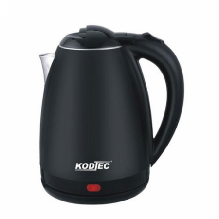 Kodtec Electric Kettle Jug 1.8L 1500W with Plastic Cover Black KT-6018b