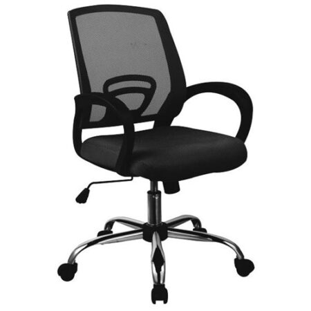 Trice Task Chair 1 Lever Mesh Back With Arms Black