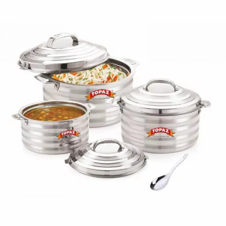 Topaz Hotpot Silverline 3pcs w/ Serving Spoon S3000/4000/6000