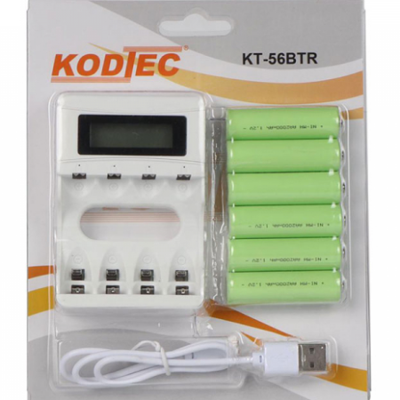 Kodtec Wireless Mic Charger and Battery Double A KT-56BTR