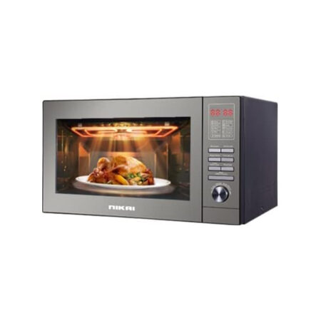 Nikai Microwave 25L 1000W with Grill Digital 5 Levels Mirror Finish NMO250MDG