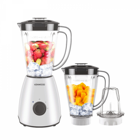 Kenwood Blender/Smoothie Maker 1.5L with Extra Jar, Multi Mill (Grinder/Chopper), Ice Crush Function BLP10.E0WH White