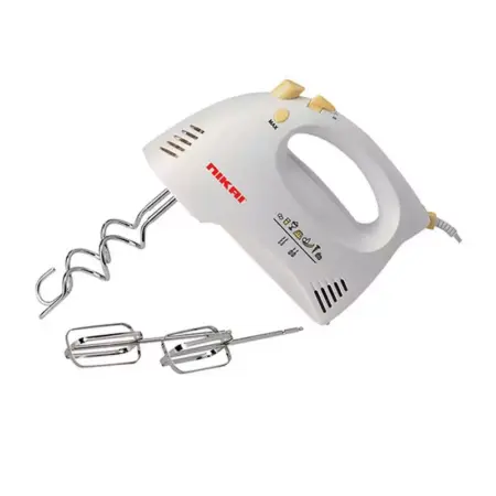 Nikai Hand Mixer 200W 5 Speeds + Turbo 2 Attachments NH481U