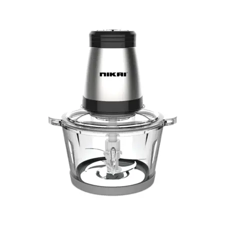 Nikai Chopper 300W SS Detachable Blade 2L Glass Bowl NC494A