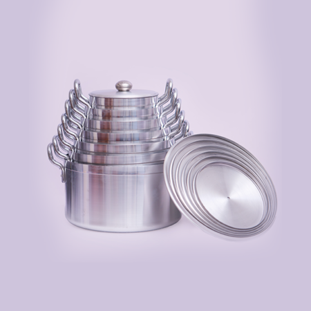 7 Pcs Aluminium Cooking Pot