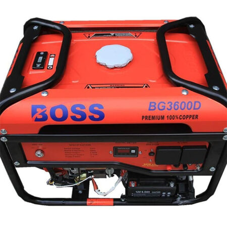 Boss Petrol Generator with Key - BG 3600D