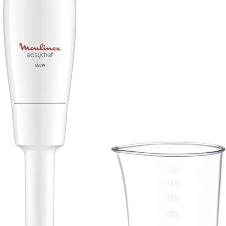 MOULINEX Easy Chef Hand Stick Blender - DD45A127 - 450W, Plastic Foot, 2 Speeds, 1 year warranty