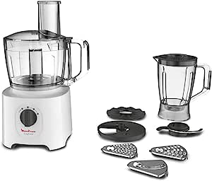 Moulinex Double Force 3 Litre Food Processor, 1000 Watts, Black, Plastic, Fp821827, min 2 yrs warranty25