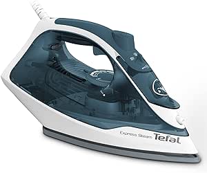 Tefal Steam Iron - Continuous Steam Flow of 40 Grams per minute and 210 g/min with the boost for thick fabrics - 2400W - 270ml - 50/60Hz - Express Steam FV2831M0