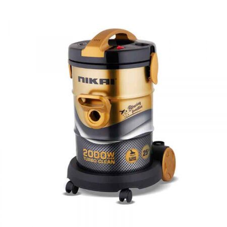 Nikai Drum Vacuum Cleaner Dry 25L 2000W Blower Function Anti-rust Metal Telescopic Tube NVC450A