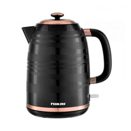 Nikai Kettle 1.7L Cordless 2200W Black & Bronze NK244P