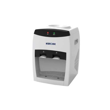 Bruhm Water Dispenser Table Top Hot & Cold White with Black BDT-1152