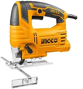 Ingco JS57028 JS57028 Jig Saw with 3 Blades and Variable Speeds- Yellow and Black (1 Set)