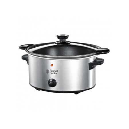 Kenwood Slow Cooker 6.5L Slow Rice Cooker with 3 Heat Settings (Low, High & Warm), Preserves Flavour, Herbs & Spices are Absorbed Well, Meat Becomes Extremely Tender SCM70.000SS