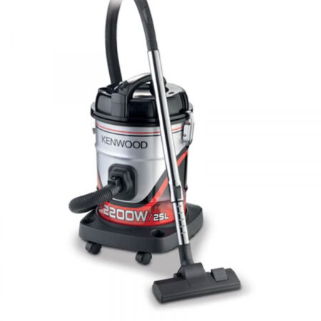 Kenwood Drum Vacuum Cleaner 2200W 25L Tank Vacuum Cleaner With 8M Extra Long Power Cord, Removable & Washable Filter, Multi Surface For Home & Office VDM60.000BR