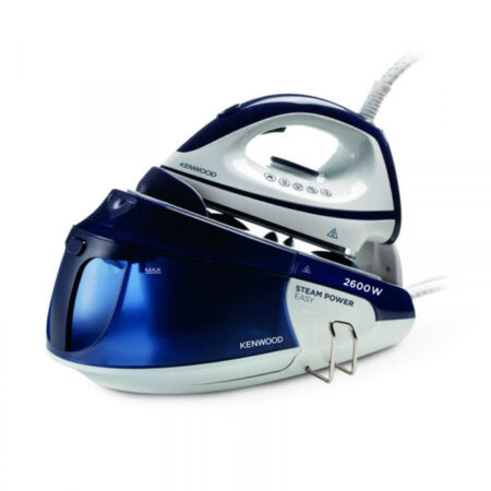 Kenwood Steam Iron Station 2600W with 1.8L Water Tank Capacity, Ceramic Soleplate, 180g Shot, Anti Drip, Auto Shut Off, Self Clean Function SSP20.000WB