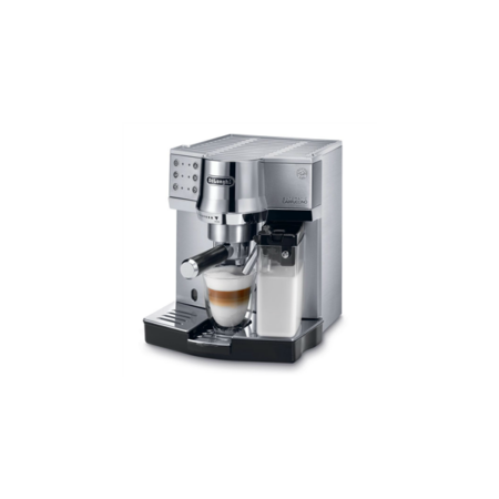 Delonghi Expresso Maker Pump Driven & Cappuccino Machine 1450W (Metallic) EC850.M